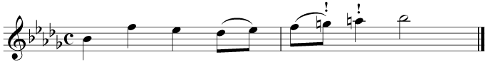 Finally, write in the key signature while looking out for accidentals